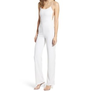 Tiger Mist White Jumpsuit